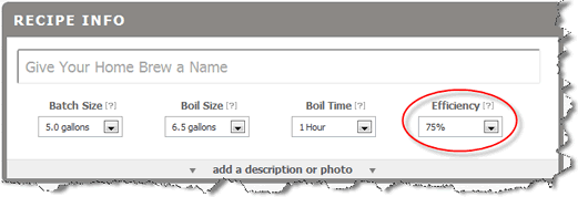 Calculate Original Gravity Efficiency openbrew
