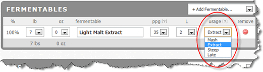 Calculate Original Gravity Usage openbrew